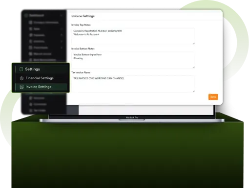 Document & Invoice Settings